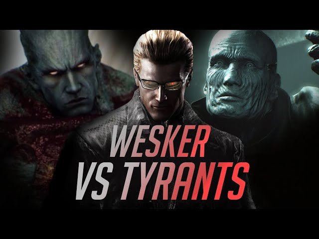 Albert Wesker Vs Tyrant Resident Evil