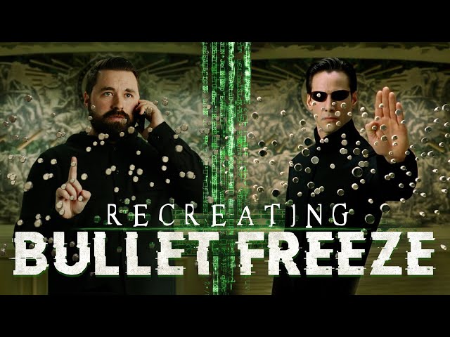 Recreating Bullet Freeze from The Matrix