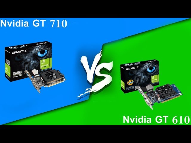 Nvidia GT 710 Vs GT 610 cheap Graphic card with FPS