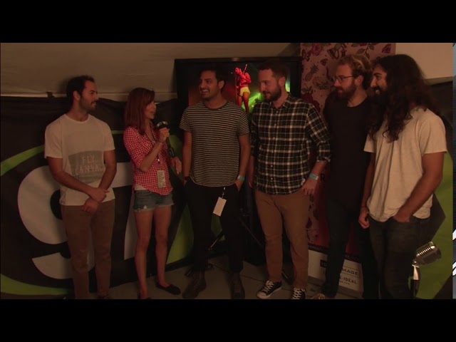 Young The Giant Backstage at 97X NBT 14
