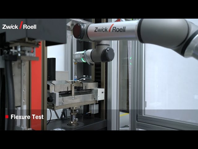 Flexure and Impact Tests on Plastics fully automated with Robotic Testing System ‘roboTest N’