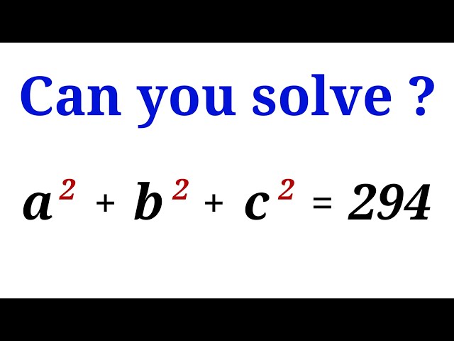 Equation Solving | Nice Algebra Question | You should learn this trick!