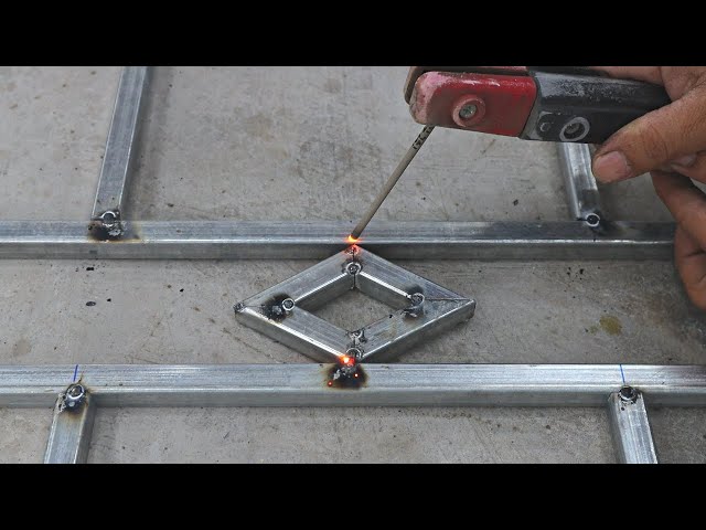 How to build metal box easy / DIY security bars for modern windows