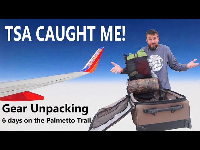 How I Fly With Backpacking Gear - What Was in My Pack?