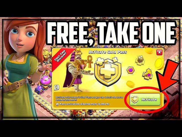 The BEST Way to a FREE Gold Pass in Clash of Clans