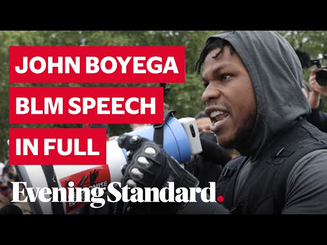 John Boyega George Floyd protest London speech in full: Star Wars actor's powerful Hyde Park message