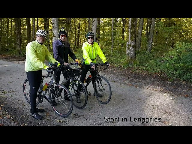 Radtour: Lenggries - Jachenau - Walchensee - Wallgau - Eng - Sylvenstein