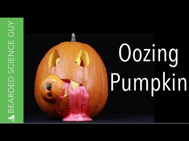 Make an Oozing Pumpkin Volcano (Chemistry)