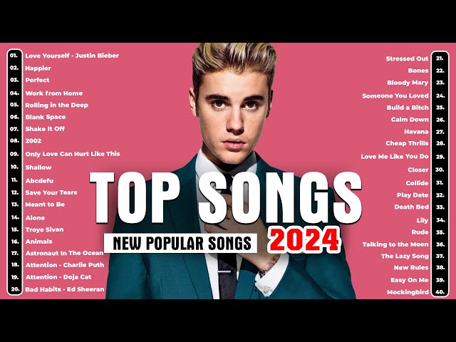 Pop Songs Playlist 2024 🎧 Clean Pop Playlist 2024 🎶 Top Pop Hits 2024