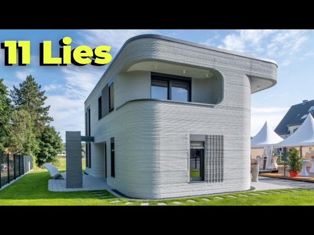 11 Lies of the 3D Printed House | EXPOSING THE TRUTH of Printed Construction