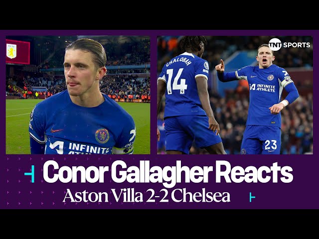 "WE WERE HARD DONE BY!" 😫 | Conor Gallagher | Aston Villa 2-2 Chelsea | Premier League