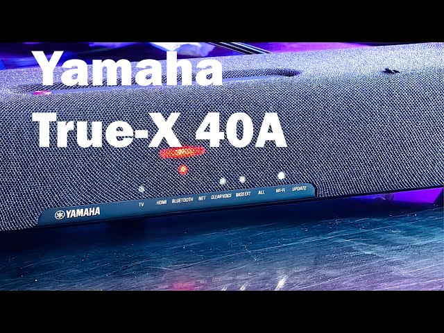 Yamaha True-X 40A soundbar review and deep unboxing
