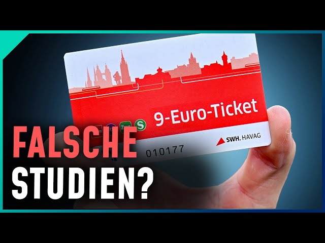 Faktencheck 9-Euro-Ticket - Fehler in offizieller Studie?
