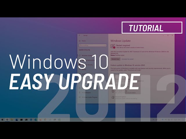 How to Upgrade to Windows 10 20H2  (October 2020 Update) from Version 2004