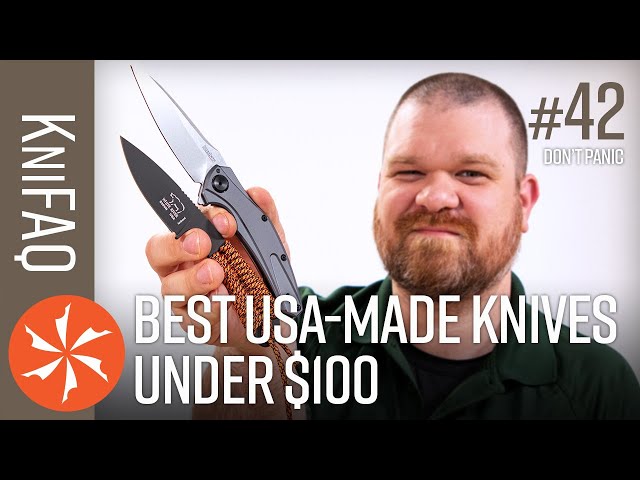 KnifeCenter FAQ #42: Best In Class American Knives Under $100? + Seth Returns! Elementum vs Pintail