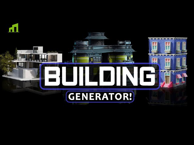 Procedural Building Generator For Artists Is Here!