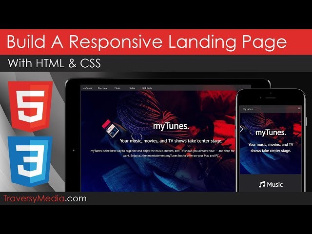 Responsive Landing Page Using HTML & CSS (A Little jQuery)