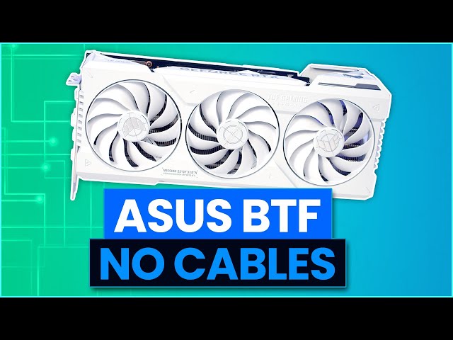 ASUS TUF Gaming RTX 4070 Ti SUPER BTF White OC Edition Unboxing