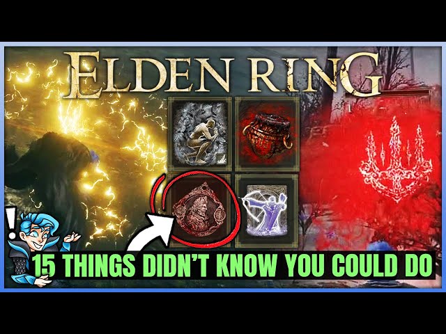 15 Secrets You Didn't Know About in Elden Ring - Hidden Ashes of War - Tips & Tricks & More!