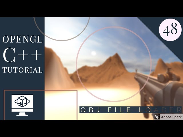 OpenGL/C++ 3D Tutorial 48 - OBJ file loader! (Load 3D Models!) | FINAL!