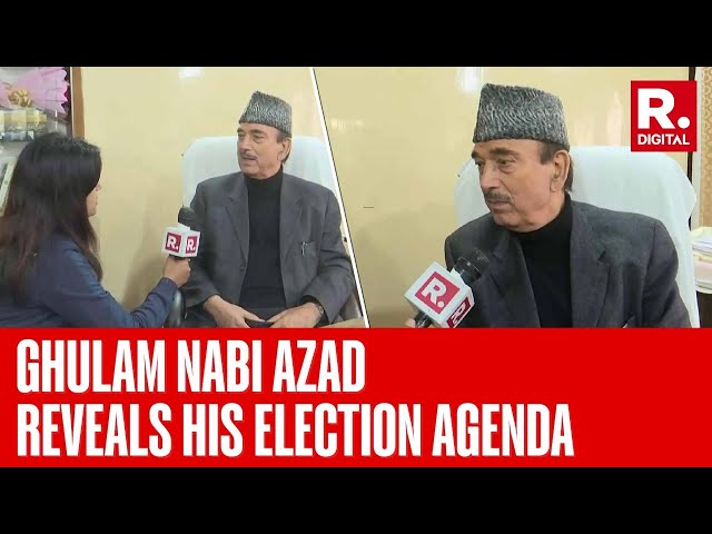 Reinstatement Of J&K’s Statehood On Top Of Ghulam Nabi Azad’s Political Agenda | Republic Exclusive