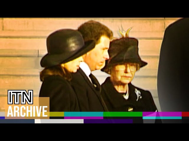 Royal Family Attend Princess Margaret's Funeral - Raw Footage From the Day (2002)