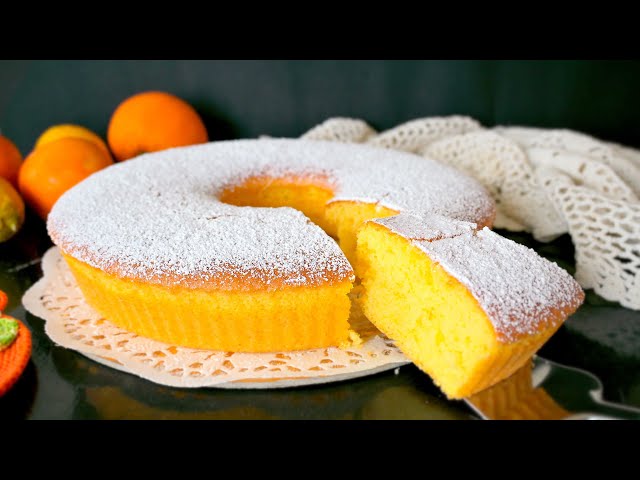 Orange and lemon cake | SUPER FLUFFY!
