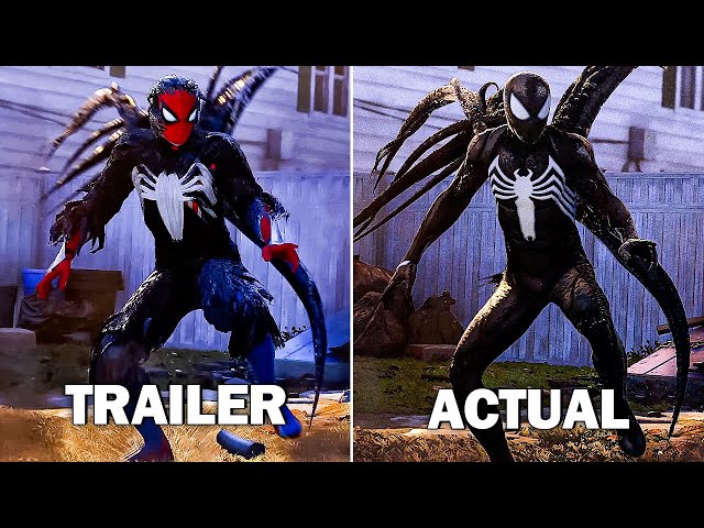 SPIDER-MAN 2: Trailer vs. Retail Game Comparison | Graphics and Gameplay