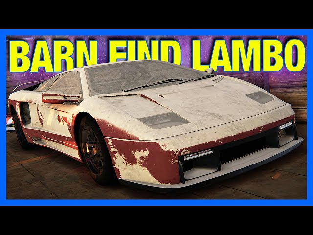 Rescuing a Barn Find Lamborghini Diablo in Car Mechanic Simulator 2021