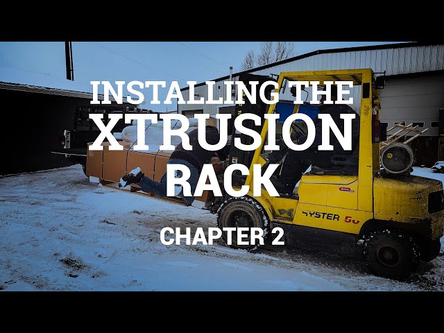 The Xtrusion rack is on finally!!