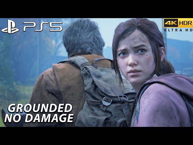 The Last of Us Part 1 PS5 Aggressive Gameplay - The University ( GROUNDED / NO DAMAGE )