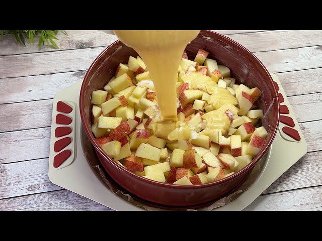 Quick and easy apple pie recipe ❗️ 5 minutes of work and 25 minutes of bake # 5