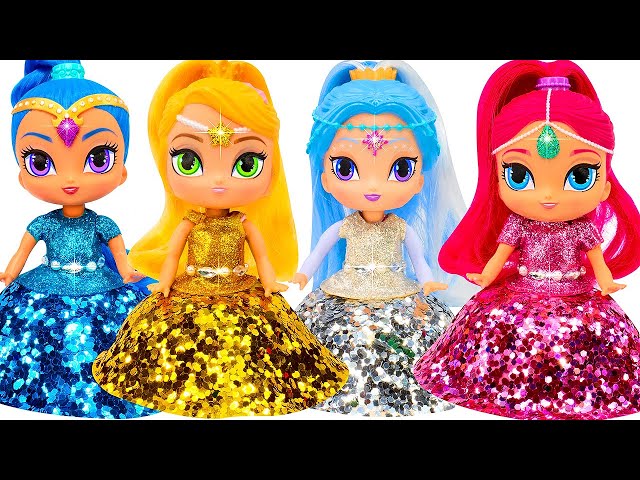 DIY How to Make Amazing Dresses out of Clay for Dolls