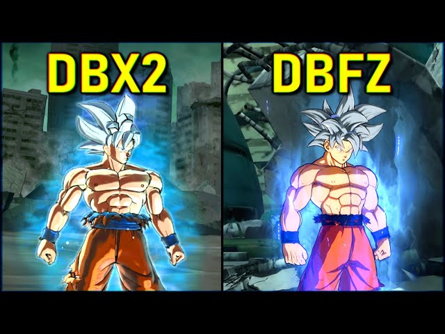 Goku - All Forms & Attacks | DBFZ vs DBXV2 (Ultra Instinct) SSGSS-SSJ4-SSJ3-SSJ-KX20-UI-MUI
