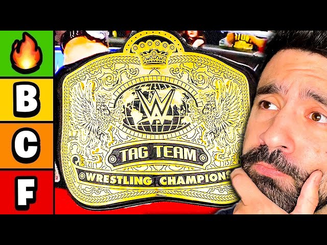 Ranking EVERY WWE & AEW Championship Belt Design (WWE Tier Ranking)