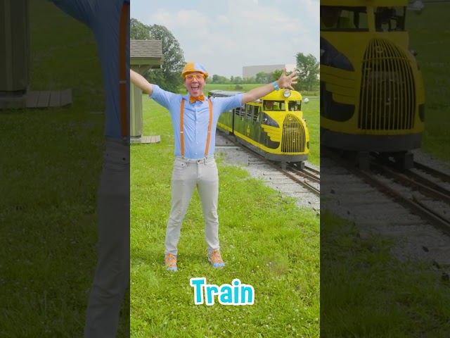 Choo Choo Challenge: Be a Train! 🚆 #blippi #blippishorts