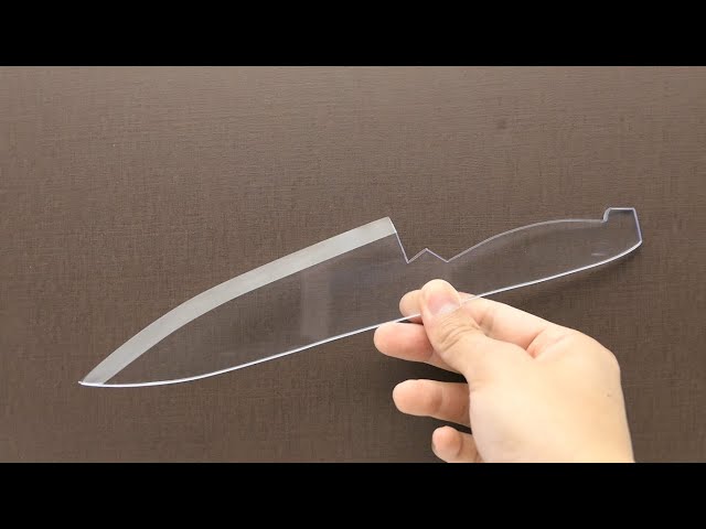 sharpest Clear kitchen knife in the world