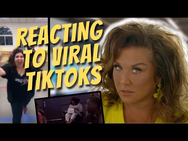 PART 2! Reacting to VIRAL TikToks **dance moms** | Abby Lee Miller