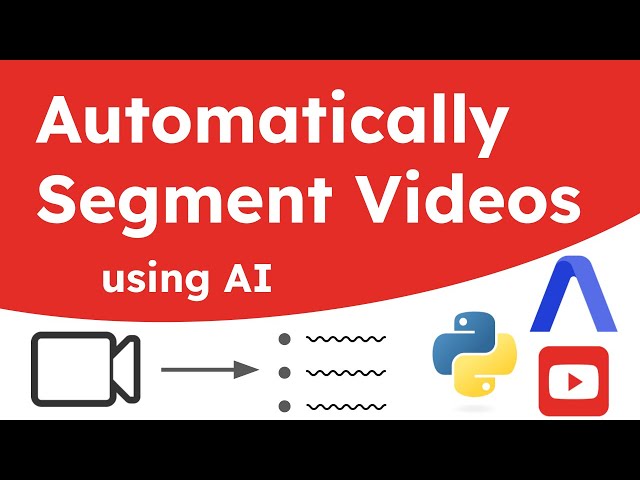 Automatically generate timestamps for videos with Python