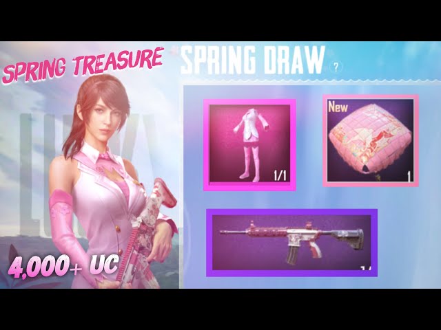 🌸 Spring Treasure | Pink Rose Set | PUBG Mobile