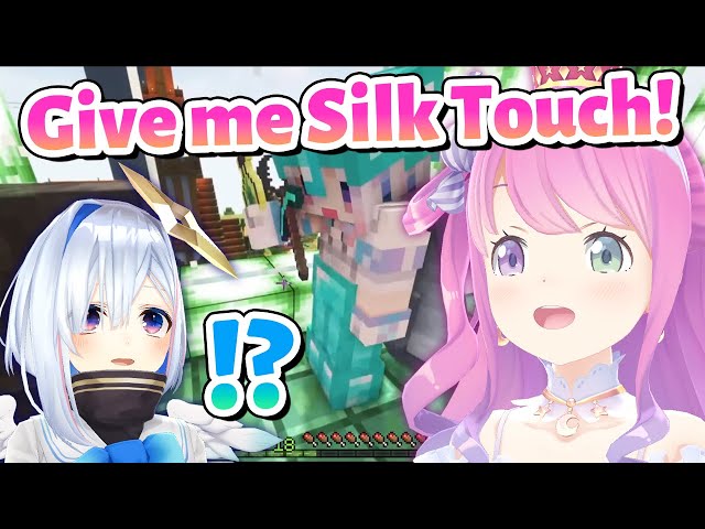 Luna getting things from Kanata【Minecraft/Hololive Clip/EngSub】