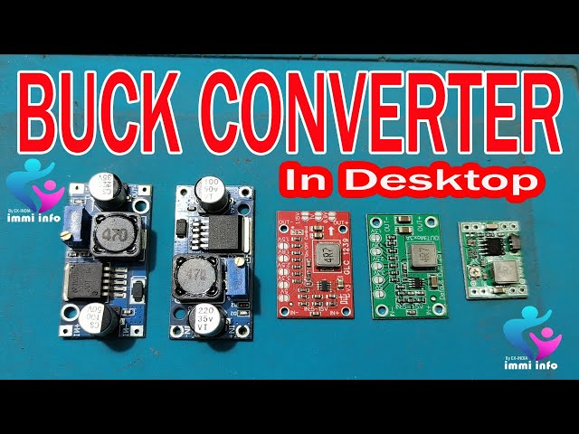 HOW TO USE BUCK CONVERTER IN DESKTOP MOTHERBOARD | HOW TO USE BOOST CONVERTER