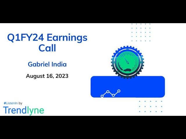 Gabriel India Earnings Call for Q1FY24