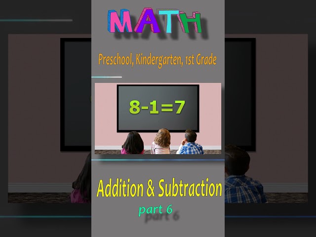 Addition &Subtraction - part 6