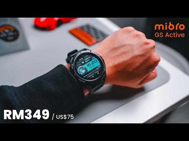 Mibro GS Active: Super Budget Watch with GPS, 1000nits, 20-Day Battery.