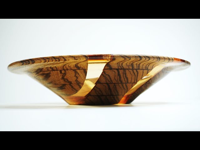 Woodturning | The Tiger Bowl | Like Glass!