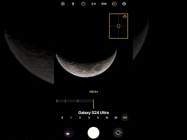Samsung Galaxy S24 Ultra VS iPhone 15 Pro Max Moon Zoom Test #galaxys24ultra #iphone15promax
