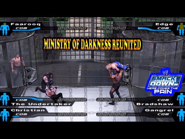 The Undertaker v Gangrel v Bradshaw v Faarooq v Edge v Christian Gameplay | WWE HCTP