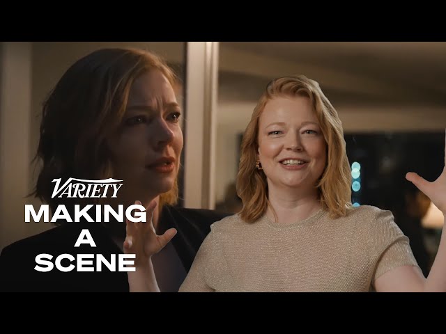 Sarah Snook & the 'Succession' Team Break Down That Harrowing Balcony Fight | Making a Scene