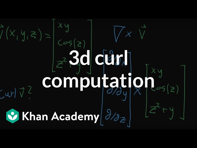 3d curl computation example